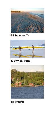 Eksempel på bildeformater