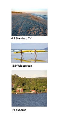 Eksempel på bildeformater