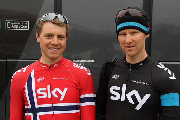 Edvald Boasson Hagen og Ole Gabriel Rasch