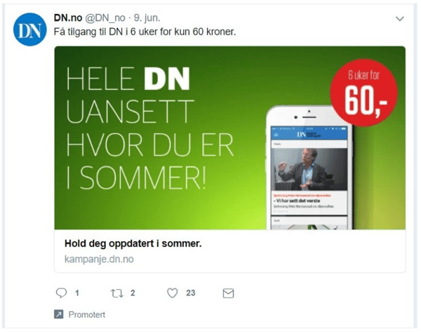 Annonsering på Twitter