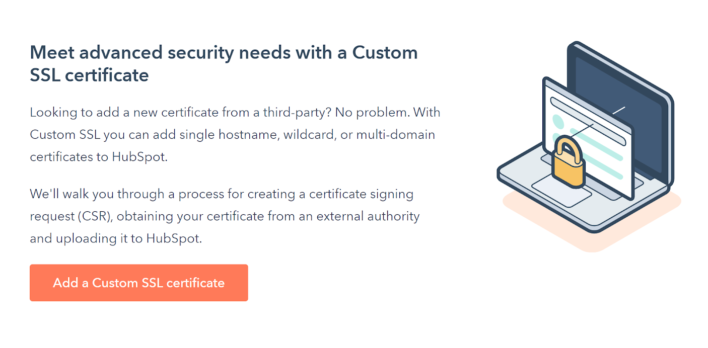 ssl gdpr hubspot sertifikat sikkerhet