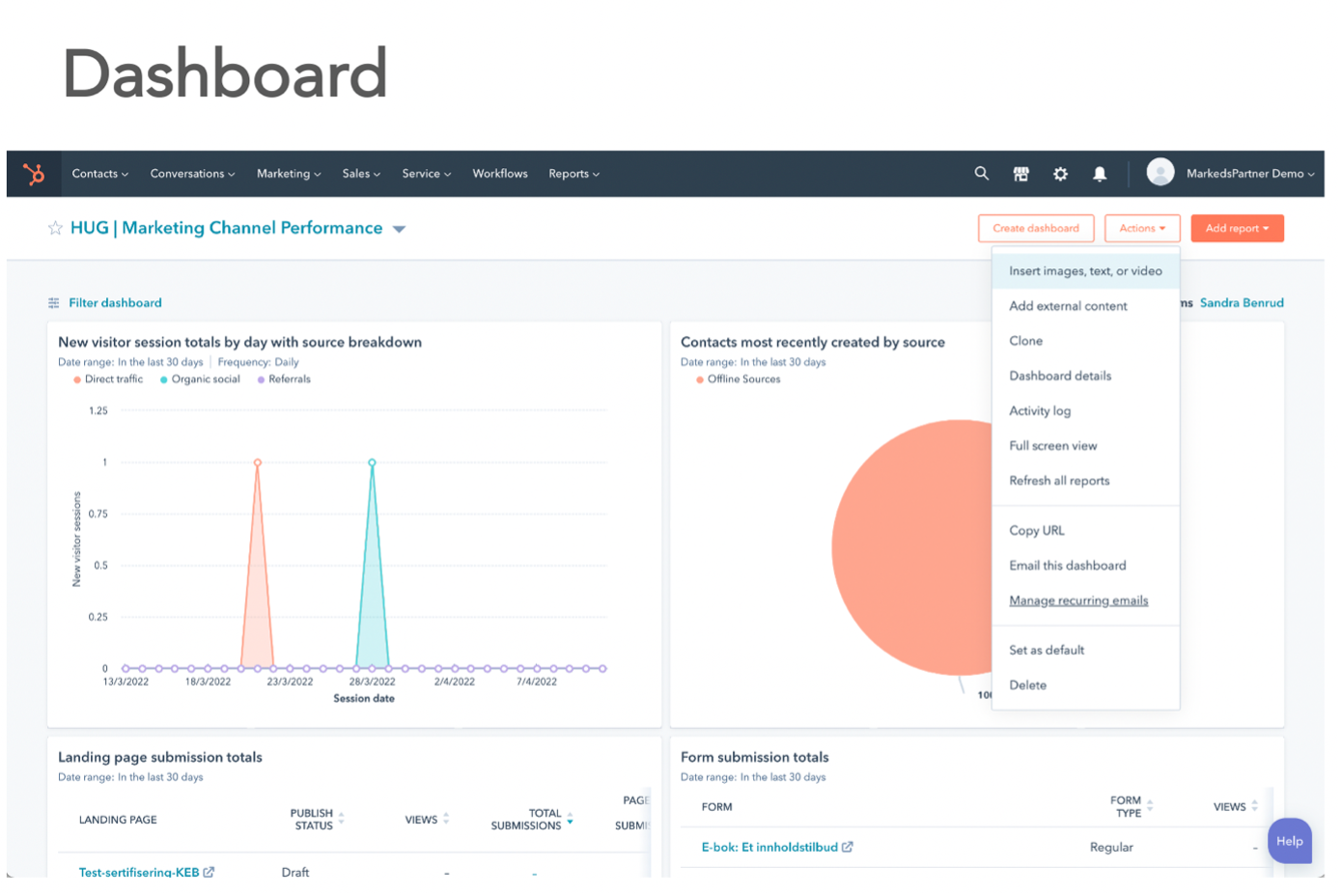Dashboard