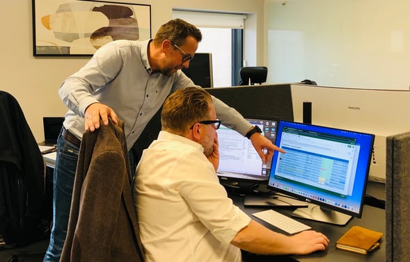Magne Henriksen og Steffen Fjærvik i MarkedsPartner
