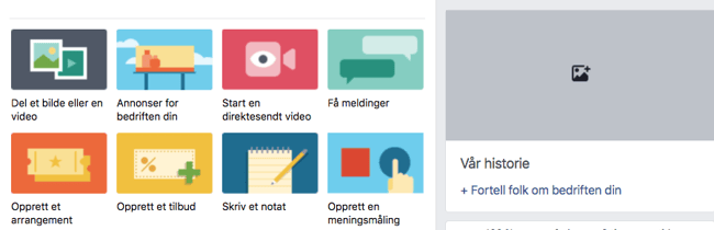 Facebook - Vår historie