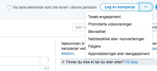 Twitter annonsering