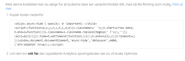 Unngå skjermflimring når du A/B tester innhold