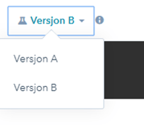 HubSpot navigate between A/B test landing page