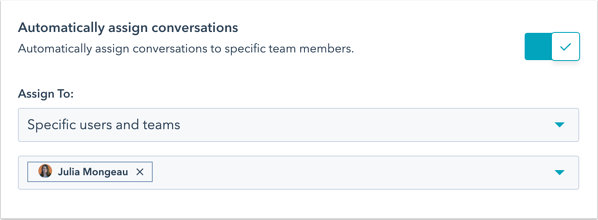 automatically assign conversations_hubspot