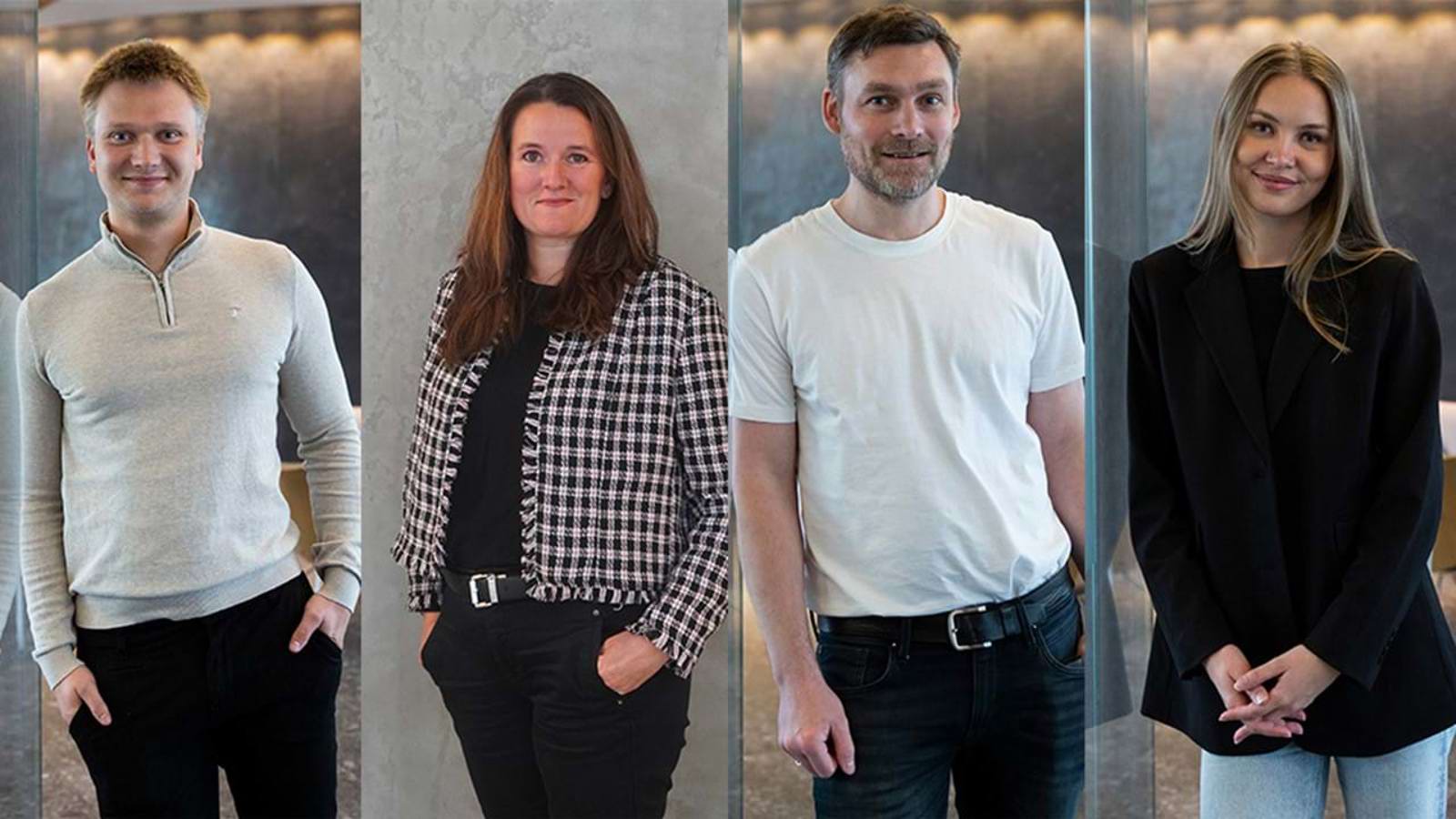 Filip, Jeanette, Kristian og Tomine