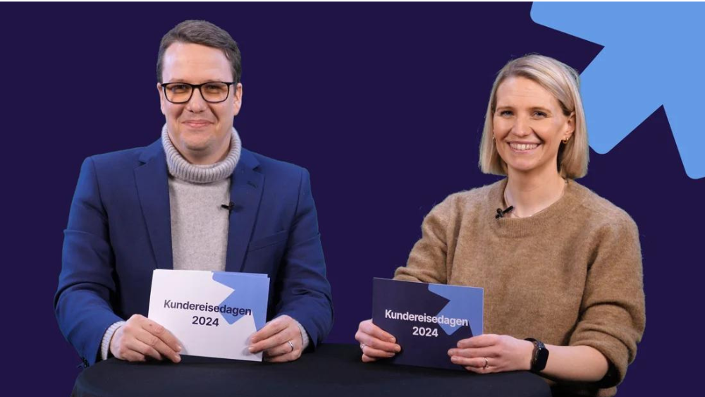Ken og Heidrun på Kundereisedagen 2024