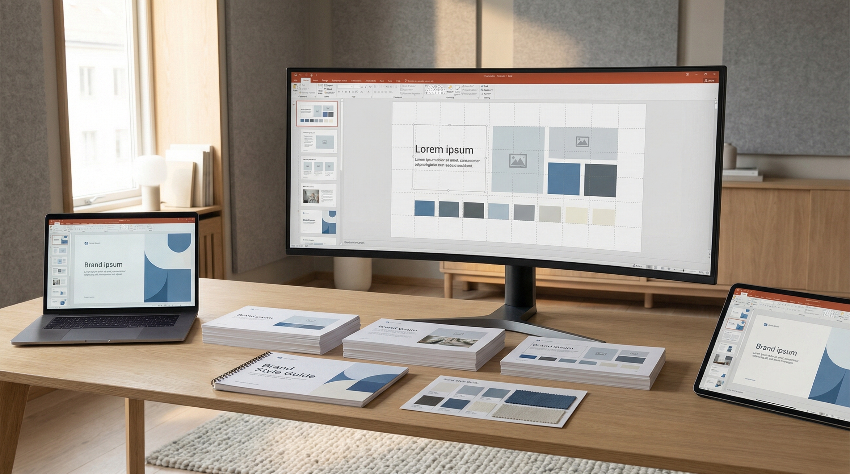 Lag en PowerPoint-mal som styrker merkevaren