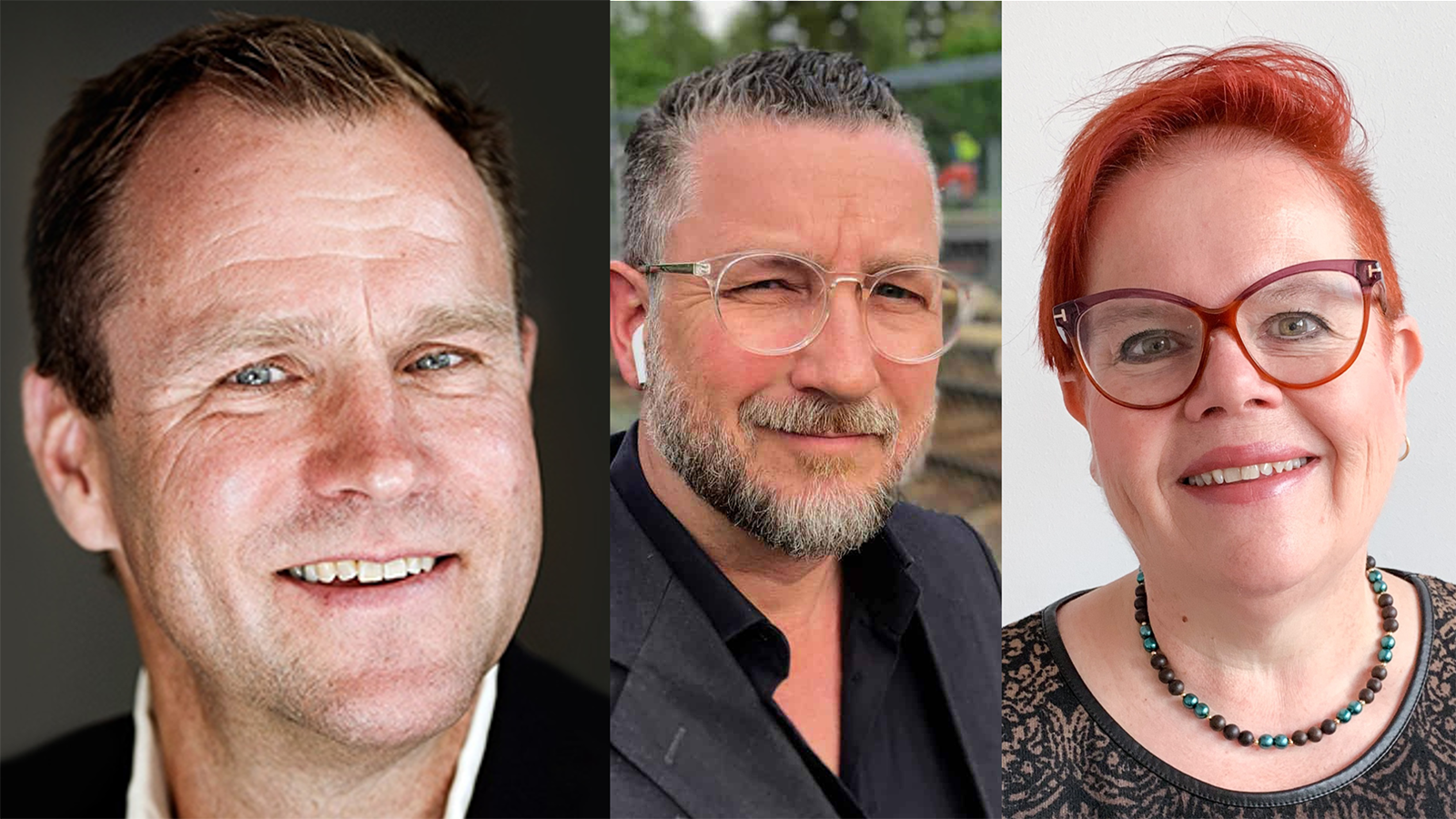 Portrettbilde av Hans-Petter Nygård-Hansen, Vegard Rooth og Nina_Furu