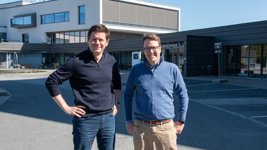 CEO i Intuvio Tønnes Sannem Heian og CTO i Intuvio Ken Leren